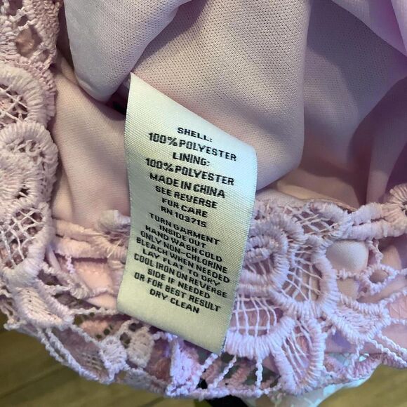 NWT Nanette Lepore Beautiful Sugar Plum Floral Lace Dress - Picture 8 of 8